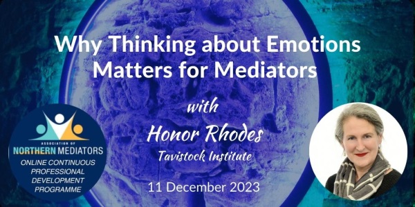 Honor Rhodes Why Thinking About Emotions Matter for Mediators