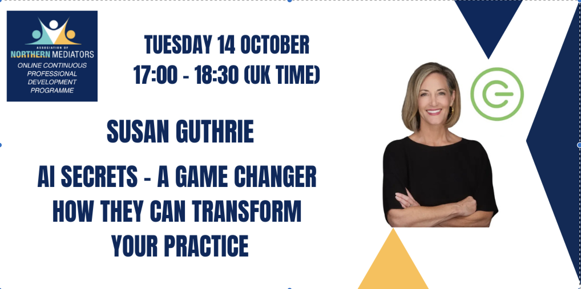 Susan Guthrie - AI Secrets - A game changer - how they can transform your practice
